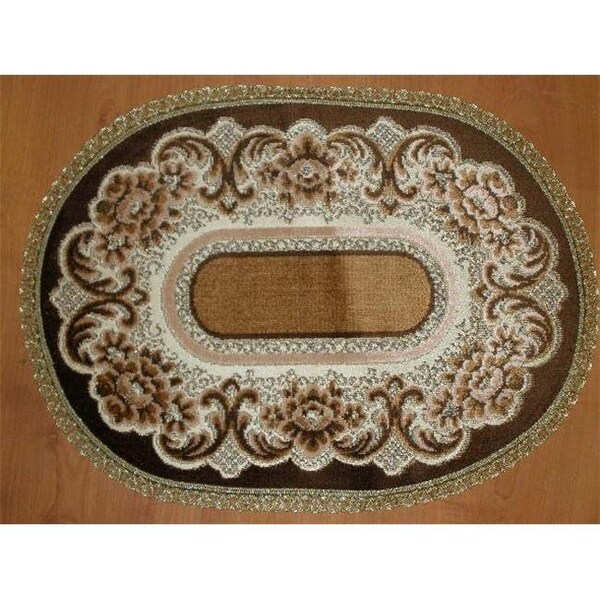 Tapestry Trading Tapestry Trading V1422BR 14 x 20 in. Begium Doily Verona; Brown V1422BR - main
